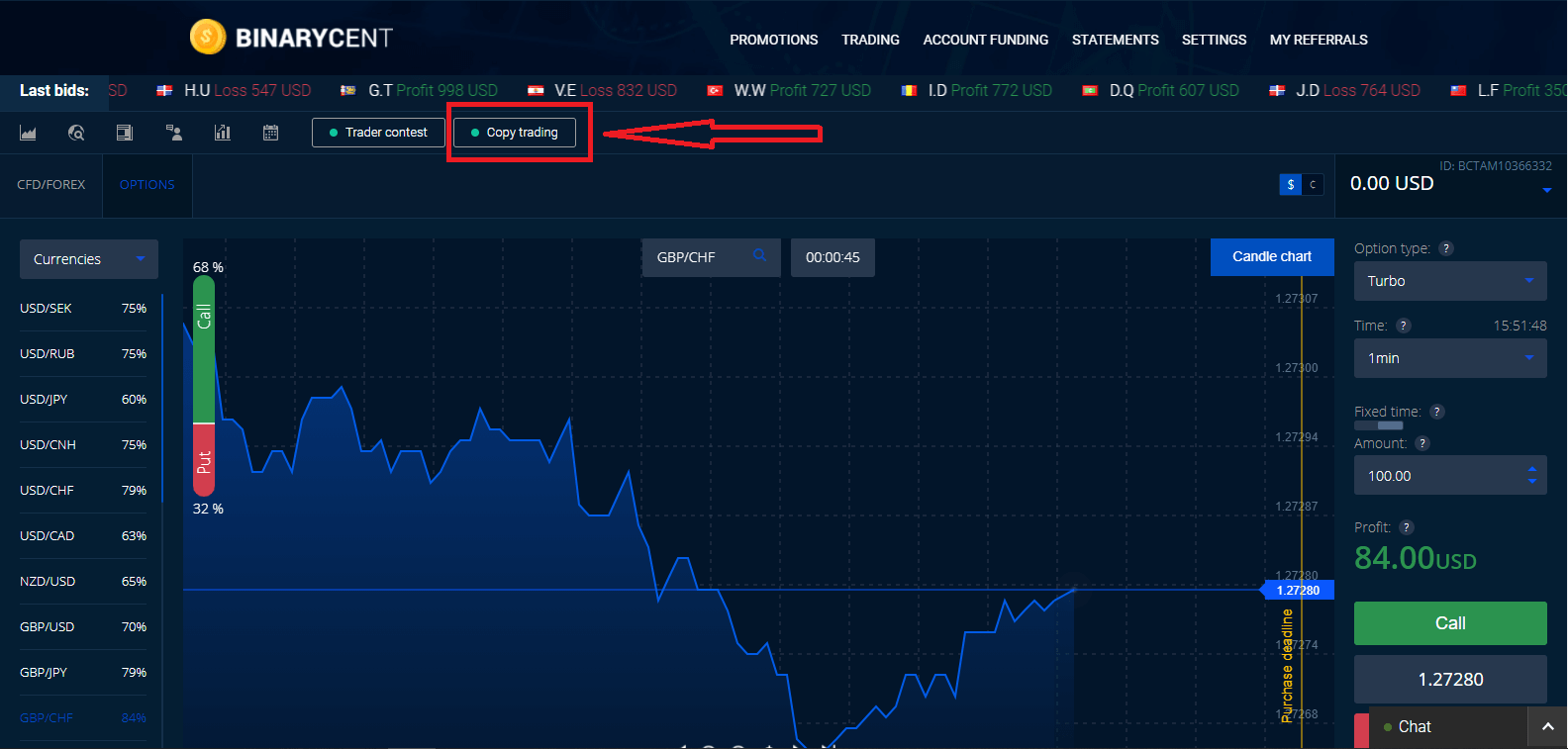 Domande frequenti (FAQ) sul trading in Binarycent Domande frequenti (FAQ) sul trading in Binarycent