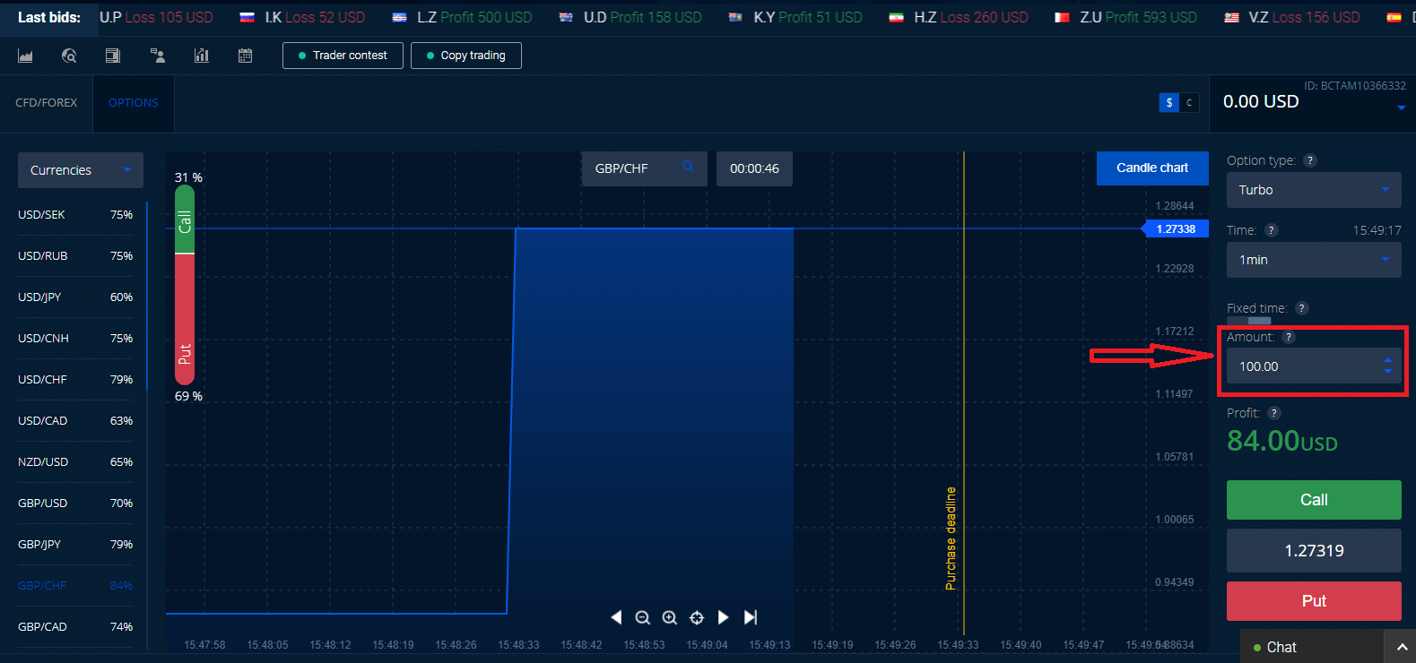 Cómo operar con opciones binarias en Binarycent Cómo operar con opciones binarias en Binarycent