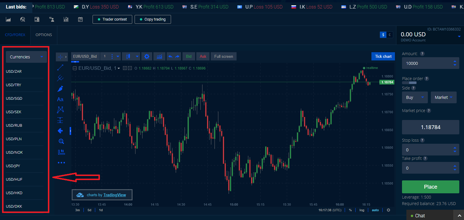 Come fare trading su Forex/CFD su Binarycent Come fare trading su Forex/CFD su Binarycent