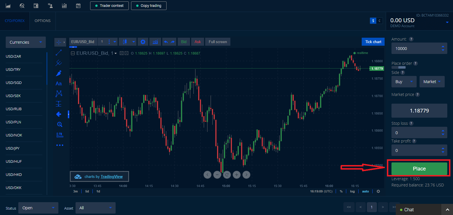 Come fare trading su Forex/CFD su Binarycent Come fare trading su Forex/CFD su Binarycent